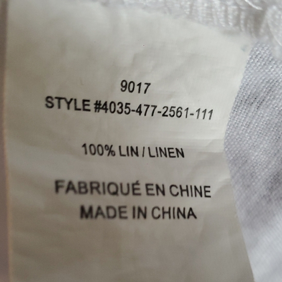 💖🌹Linen Ruffle Blouse - Picture 7 of 7